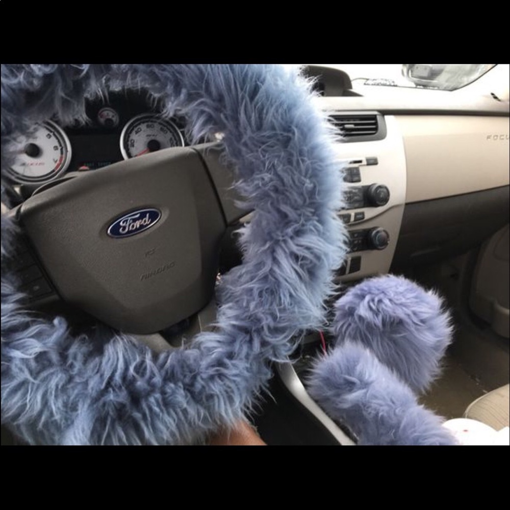 3 pc steering wheel cover